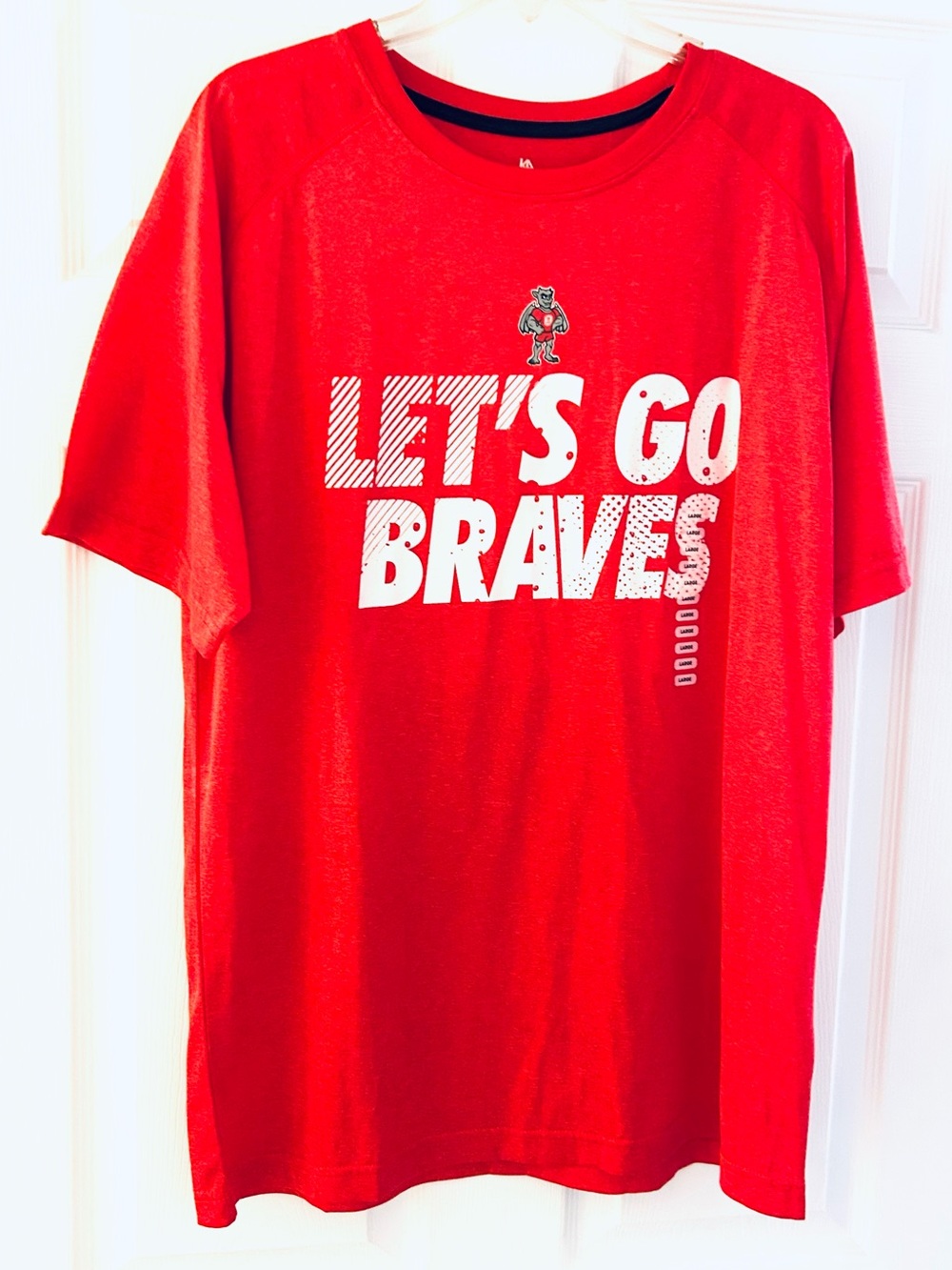 NWT KA Knights Apparel Mens Bradley Braves T Shirt